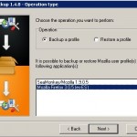 MozBackup - Asistente