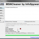 MSNCleaner - Ventana Principal
