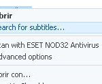 Subs Grabber - Menú Contextual