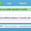 Compartir archivos grandes por Internet con AnyHub anyhub