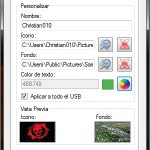 USB Personalizer - Ventana Principal